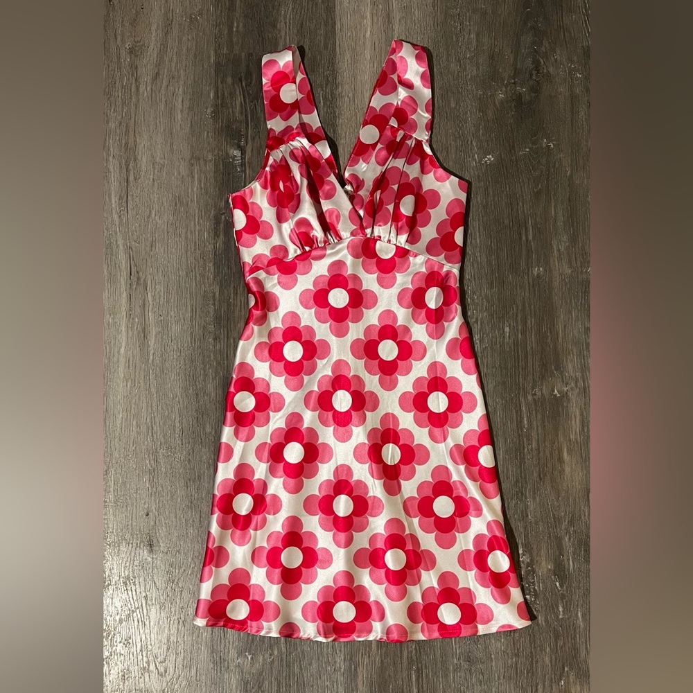 Princess Polly pink flower dress